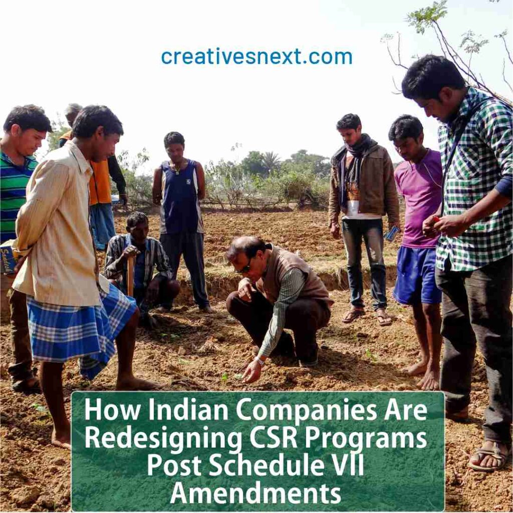 CSR Schedule VII Amendments