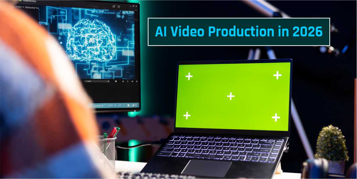 header image for the blog on AI video production and corporate communication in 2026
